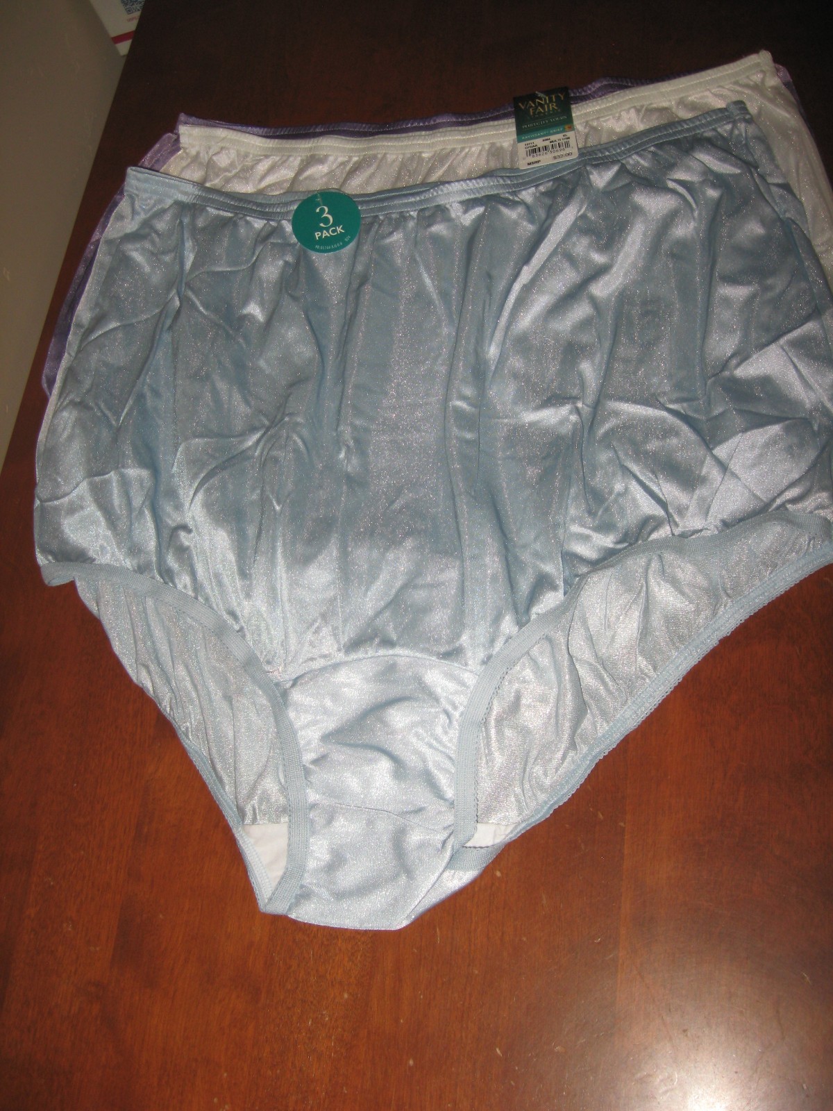3 Pr. Vanity Fair Perfectly Yours Ravissant Tailored Briefs ~ Size 8XL ~ NWT