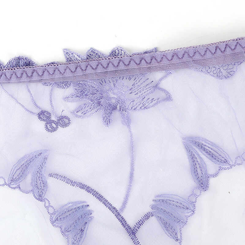 7 Pack Lot Sexy Womens See Through Sheer Pantis Briefs Lace Lingeries Underwear
