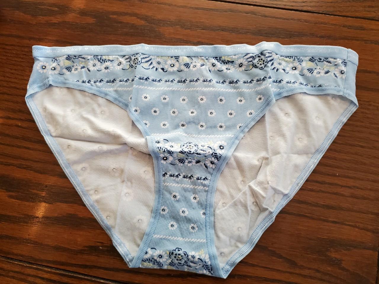 NWT VICTORIA’S SECRET COTTON ELASTANE BIKINI PANTIES 313818 D9G LT BLUE XL