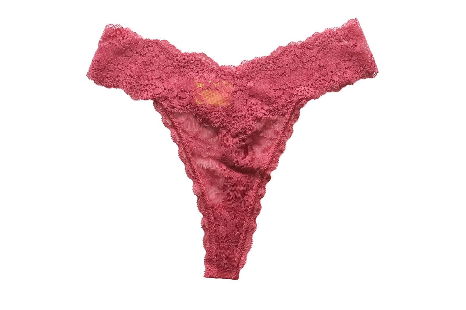 XL 5-Pack Women’s Lace Thong Panties Black, Red, Beige & Brown