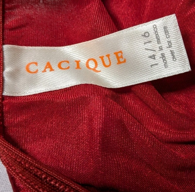 Vintage Y2K Cacique Second Skin Satin String Bikini Panties Plus Size 14/16
