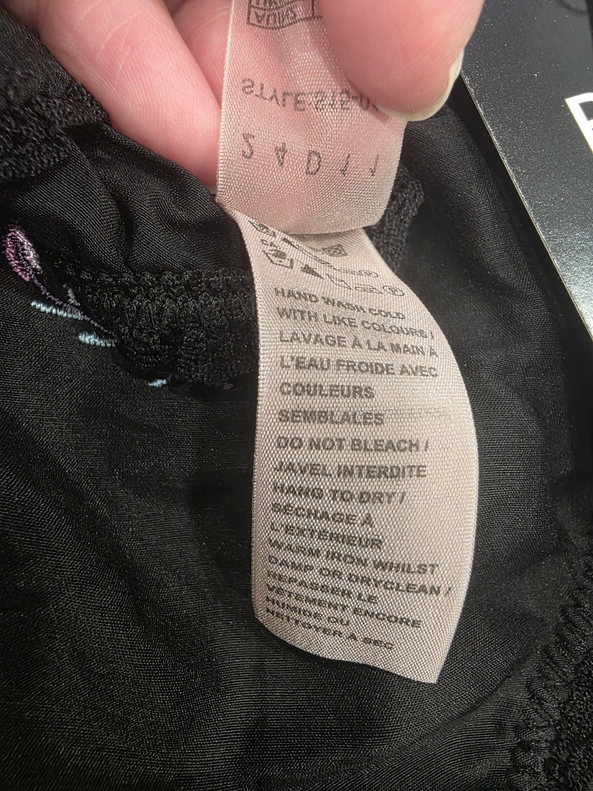 NWT Stella McCartney Panties Monday Week Silk Blend Lingerie Size M Vintage