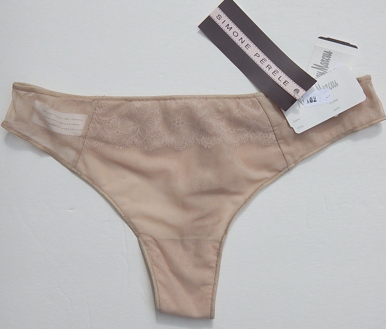 Simone Pérèle TROCADERO THONGS sz 4(FR) XL(US) NUDE NEW 100%AUTHENTIC