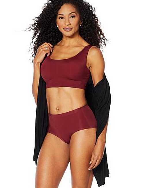 Rhonda Shear Light Nude Invisible Body Bra Full Coverage Removable Pads NEW