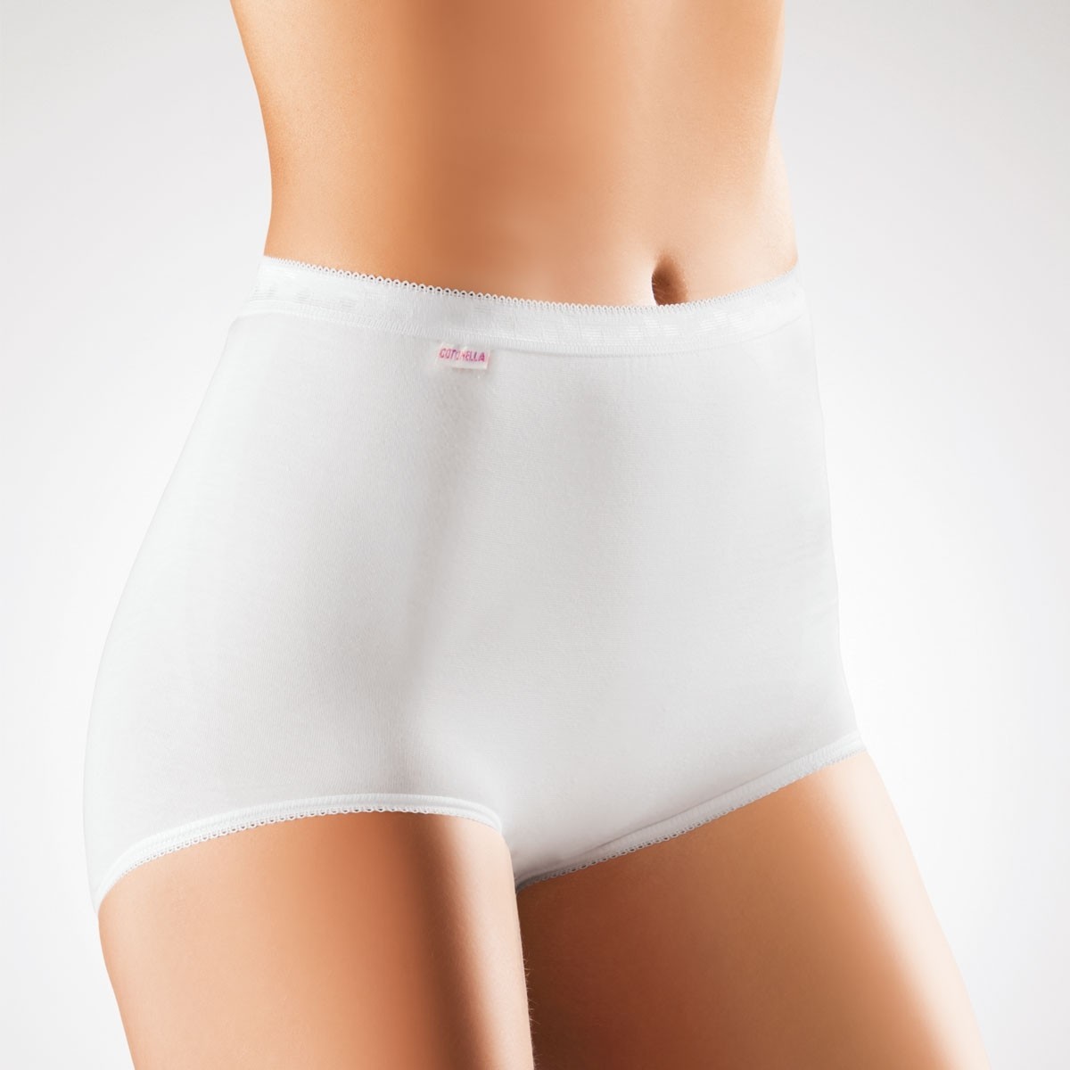 Cotton panties women high waist calibrated cotton art. 8002 tg 8/10