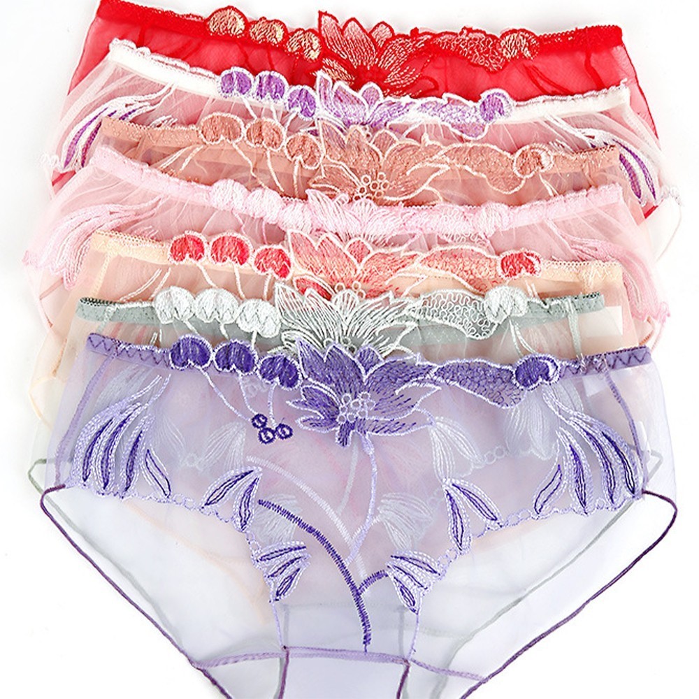 Panties Women Briefs Sexy Transparent Underwear Breathable Comfortable