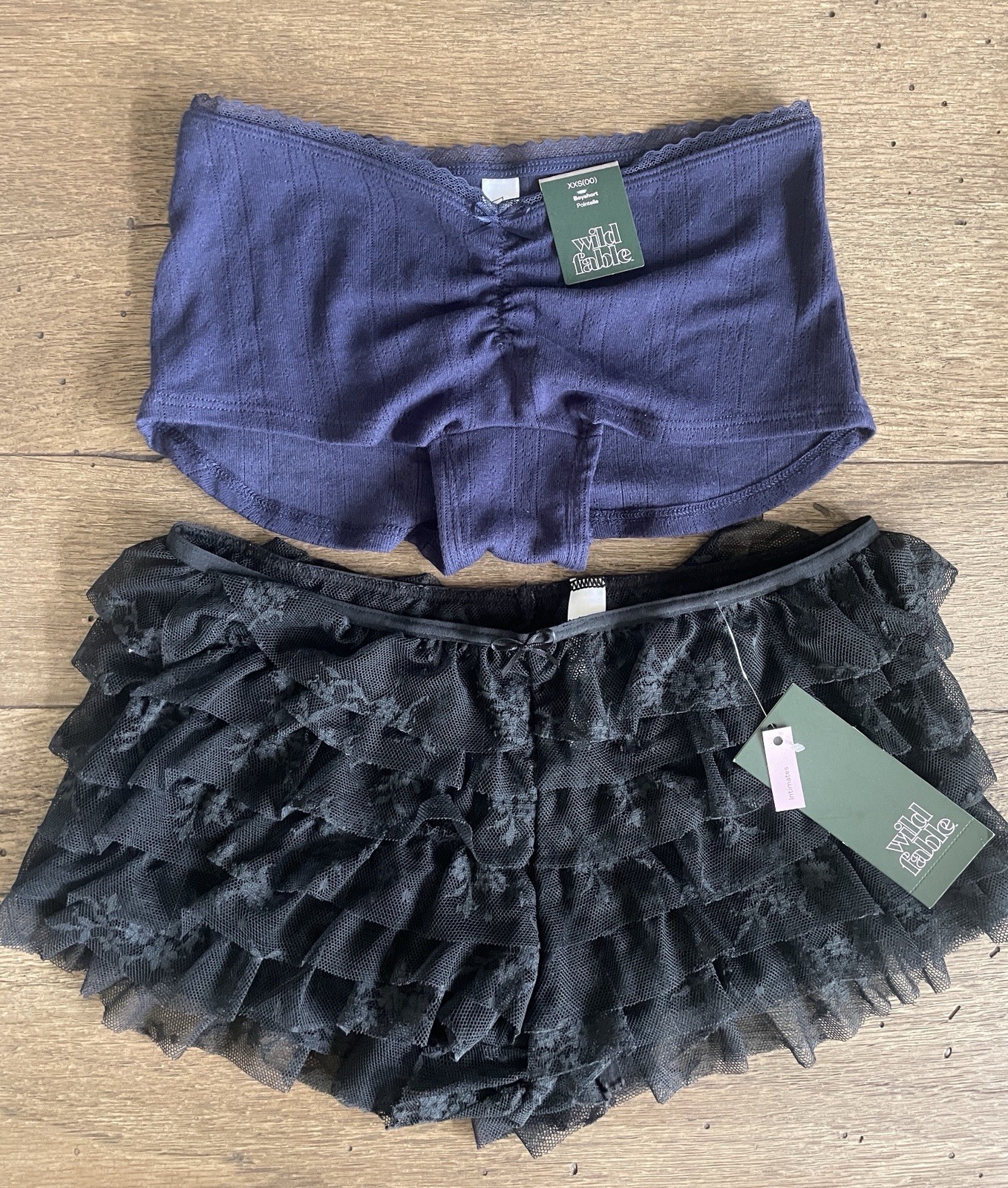 Lot Of 2 Wild Fable Panties-XXS-XS-NWT