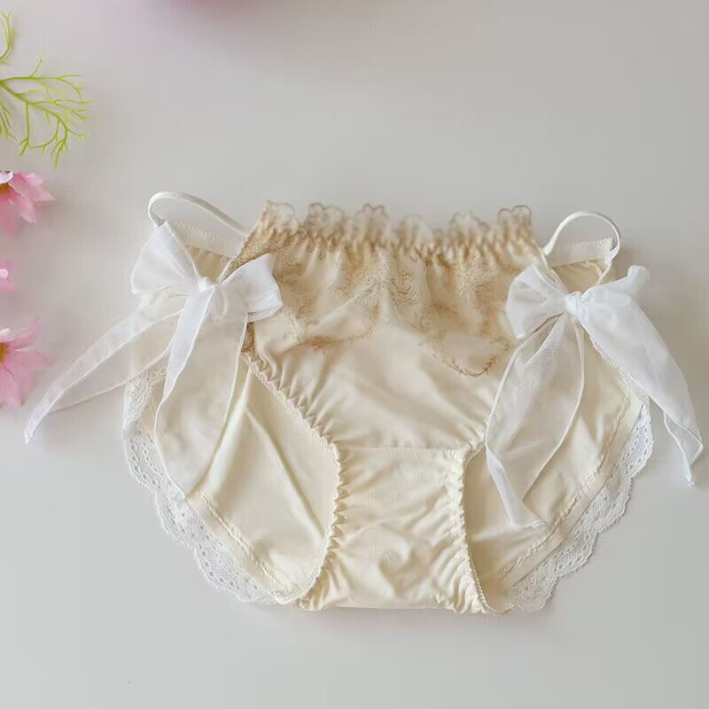 Lolita Girls Lady Floral Panties Briefs Underpant Japanese Cute Princess Knicker
