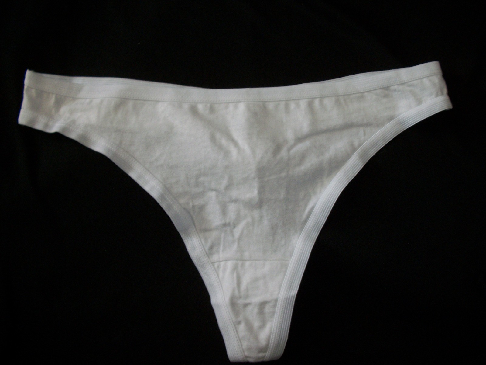 LADIES THONG BRIEF PANTY SIZE 8 / X-LARGE BY ARIZONA WHITE COLOR NWOT