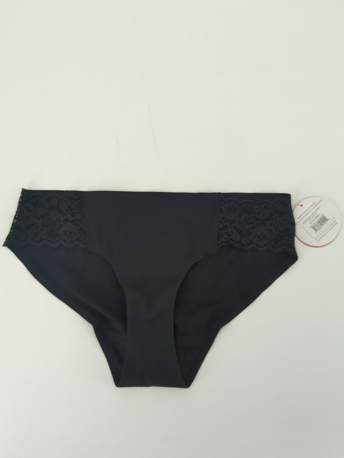 New Women’s PROOF Black Period And Leak Proof Lace Cheeky Panty Size Small