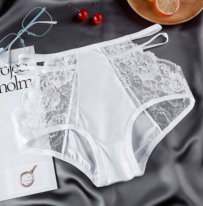 1/5 Pack Lot Womens Lace Satin Panties Underwear See Through Briefs Lingeries