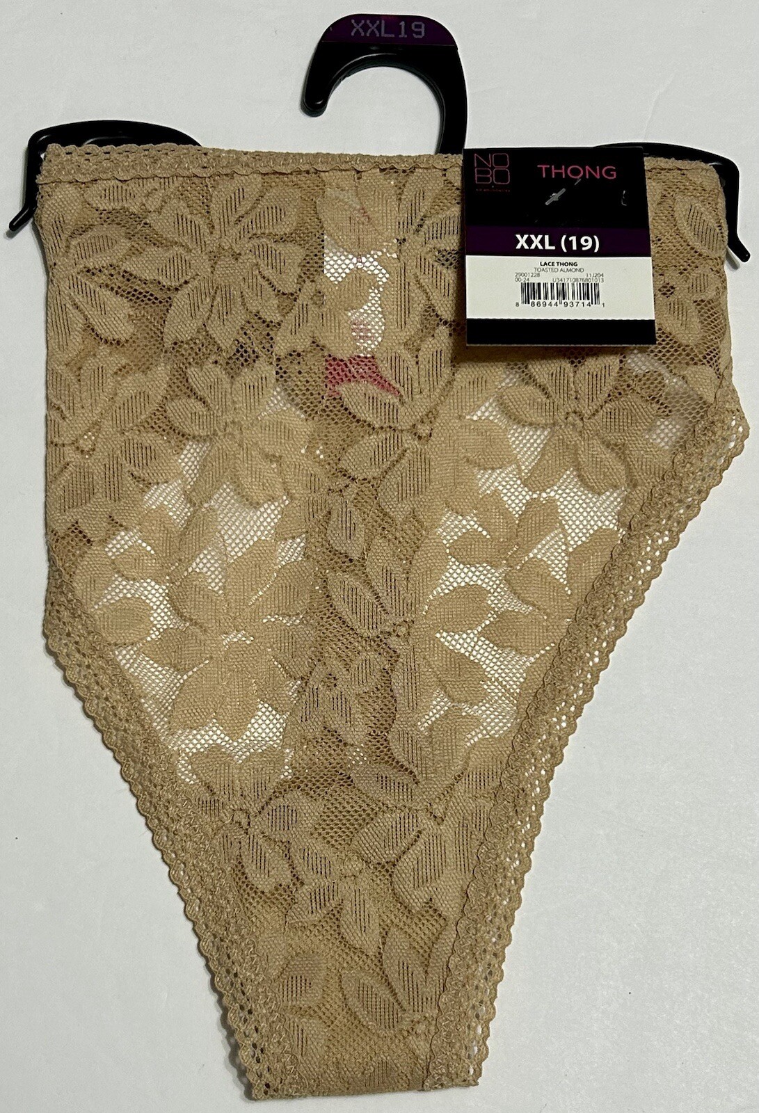 No Boundaries Women’s Strappy Low Rise Lace Thong Panties NWT XXL (19)