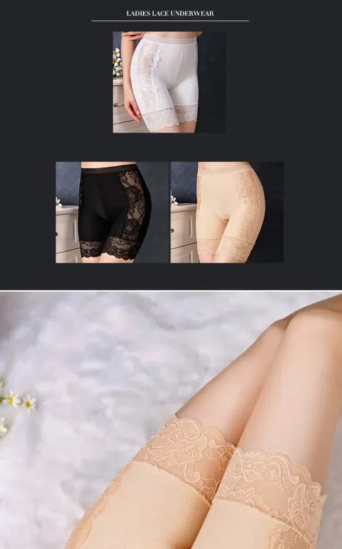 Plus Size Safety Short Pants Women Seamless Under Skirt Boxers for Women Sexy