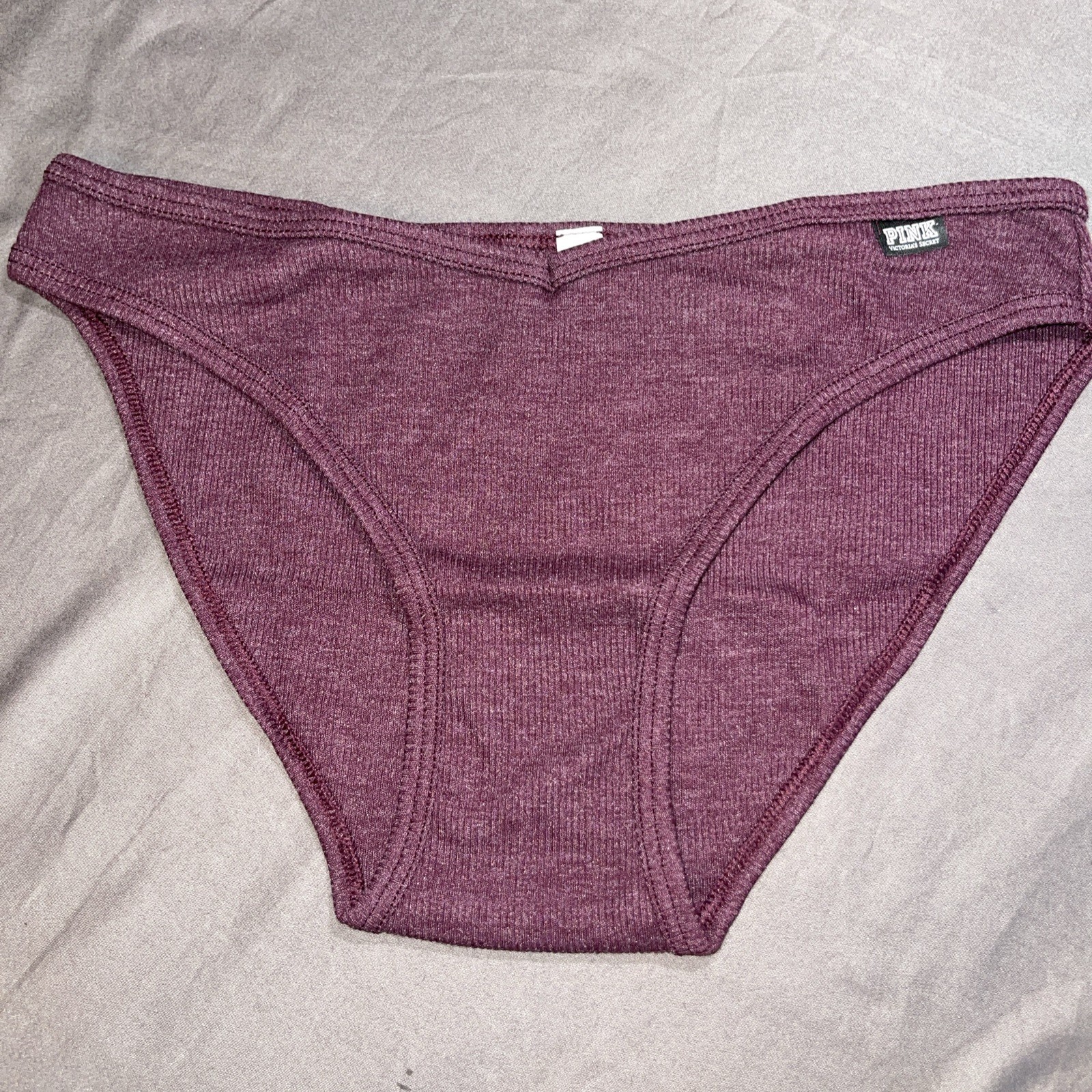New Victoria’s Secret Pink Heathered Maroon Bikini 2019