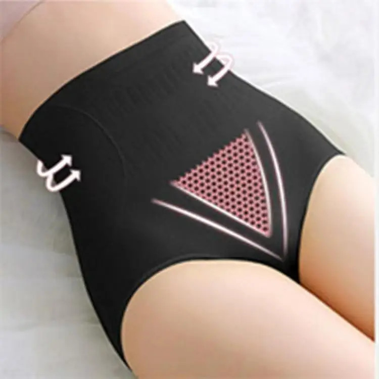 High Waist Cotton Briefs Women Hip Lift Belly Tuck Graphene Soft 1 Piece