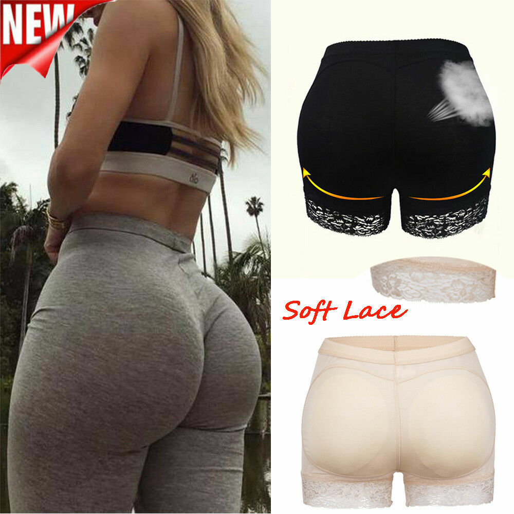 Lady High waist Padded Pants Shaper Panty Butt Lifter Booty Enhancer Underwear