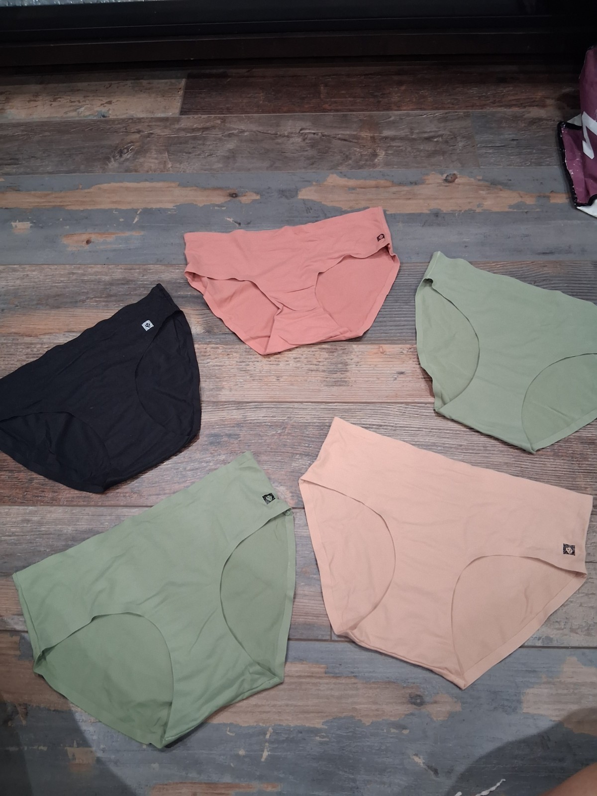 5 NEW NO TAGS ANNE KLEIN ULTRA SOFT BIKINI PANTIES SMALL B23