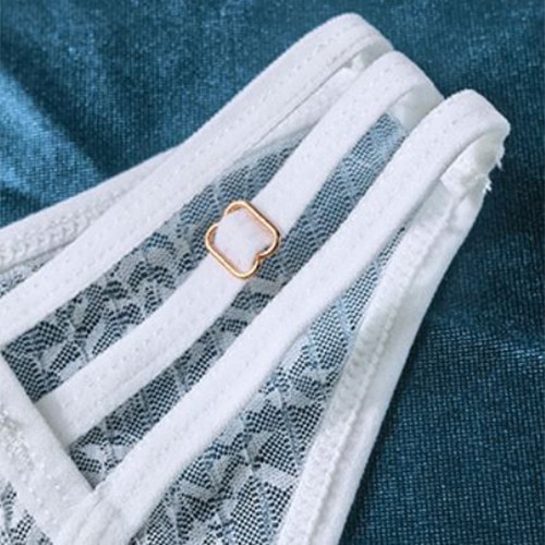 4 Pack Lot Sexy Womens Lace See Through Panties Briefs Underwear Lingeries Sissy