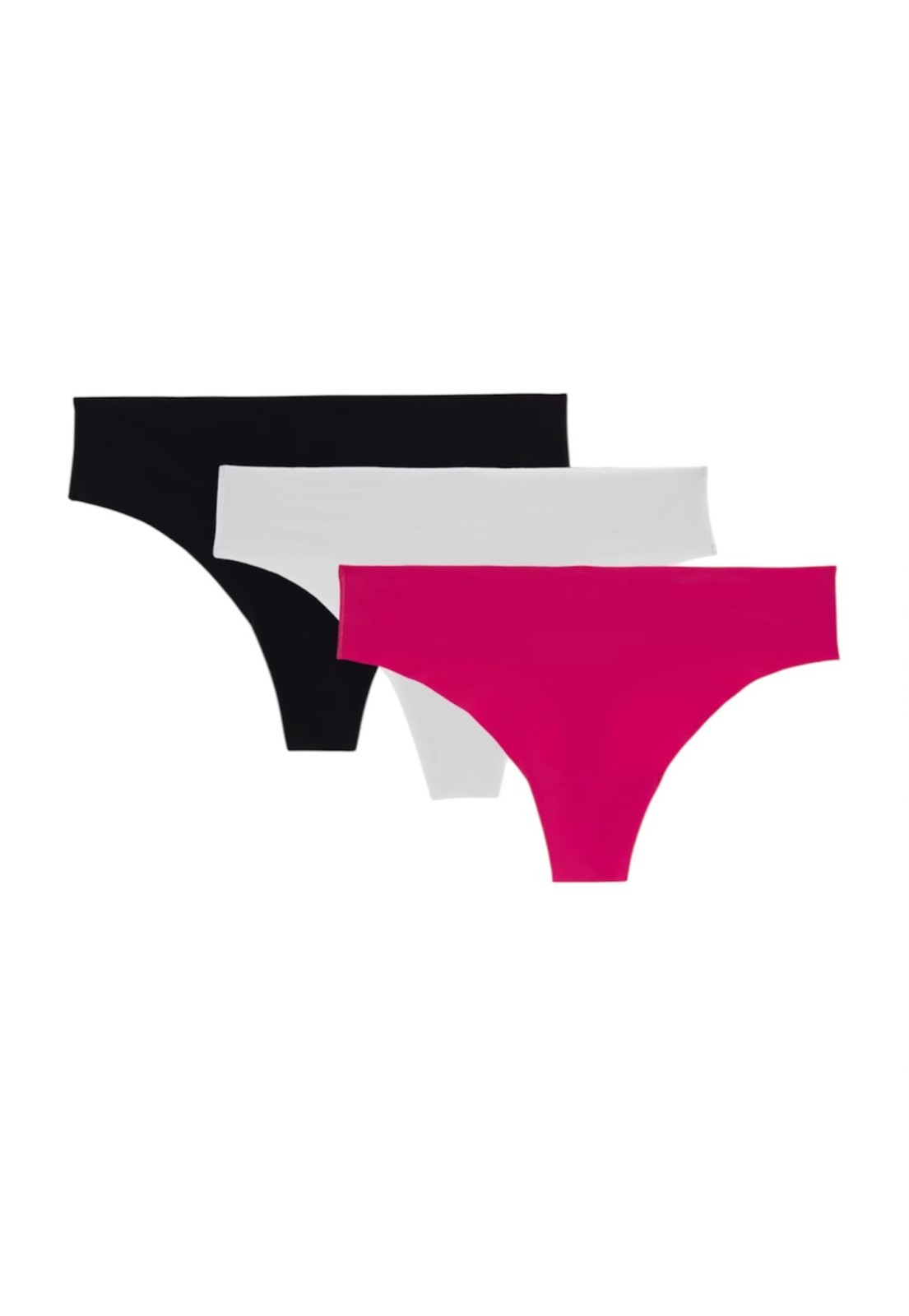 Women’s Under Armour Essential Stretch No Show Thongs 3 Pack Size S