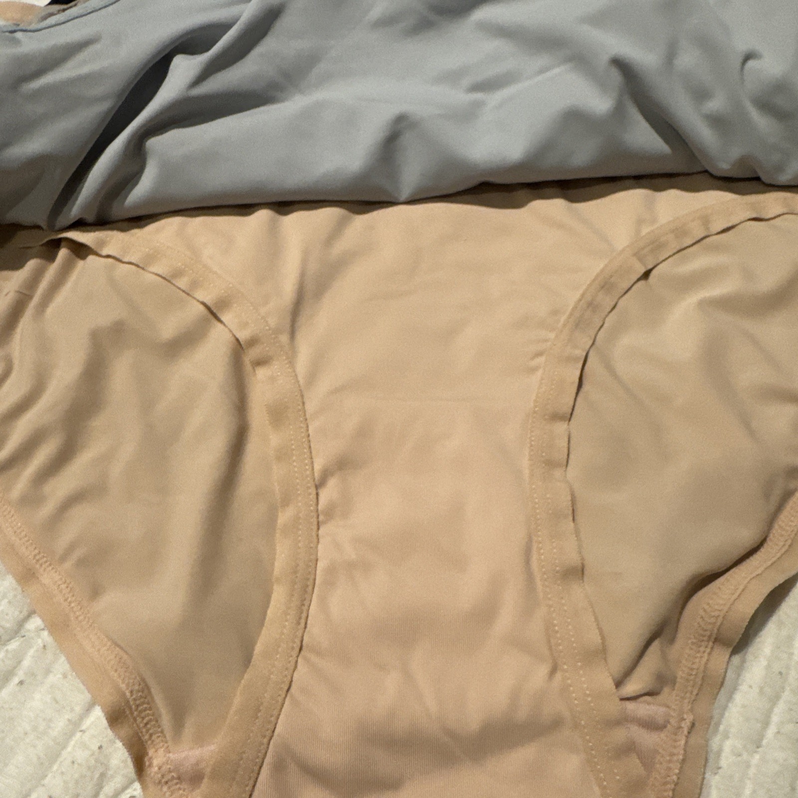 5 NEW ANNE KLEIN SMOOTHING MICROFIBER BRIEF PANTIES UNDERWEAR LARGE LINGERIE