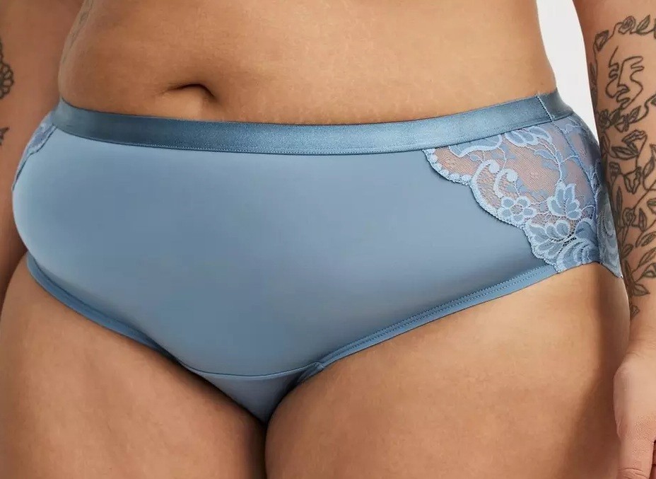 NWT – Torrid Teal Microfiber Lace Back Hipster Panties Sz 6 (30W) – RET. $20.90