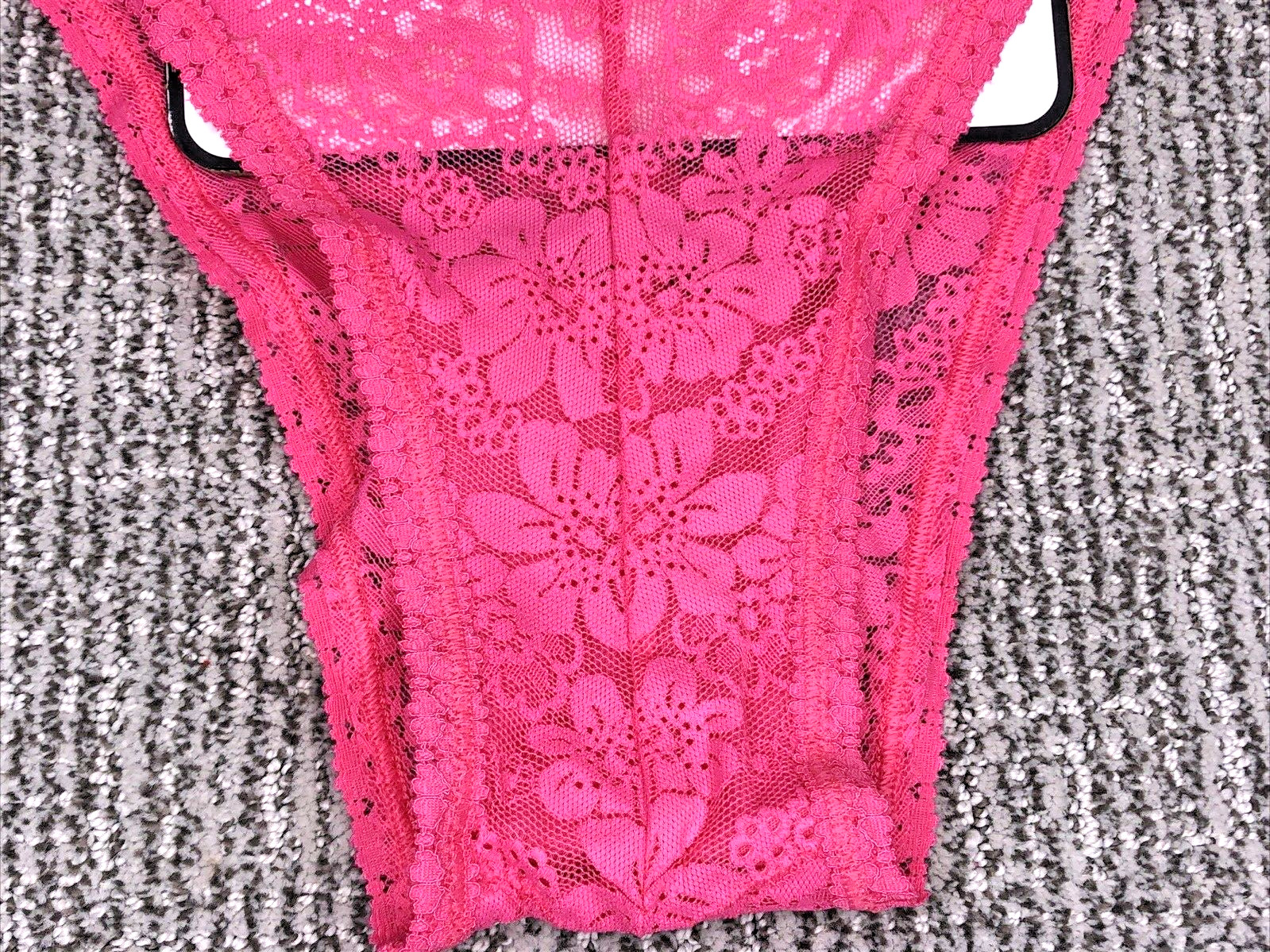 Victoria’s Secret PINK NWT Large Pink Limited Edition Bling Brazilian Panty Logo