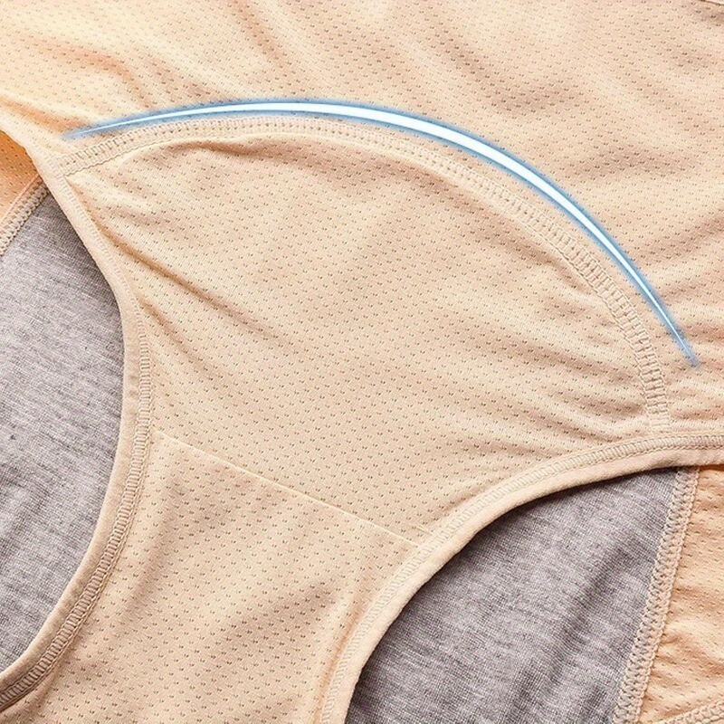 6 pcs Women Leakproof Underwear Incontinence Protective Discreet Underpants