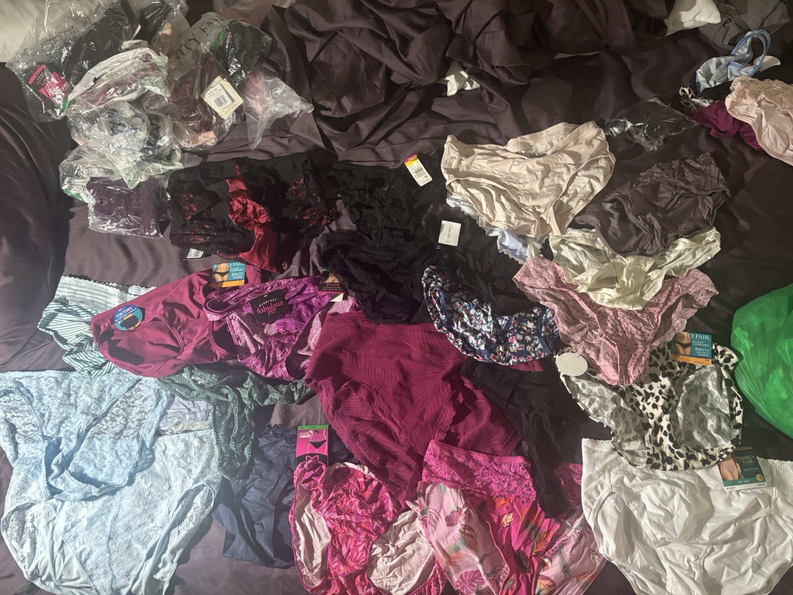 LOT WOMENS PANTIES 20+ Size Large Maidenform Vanity Fair Soma Panty Raid