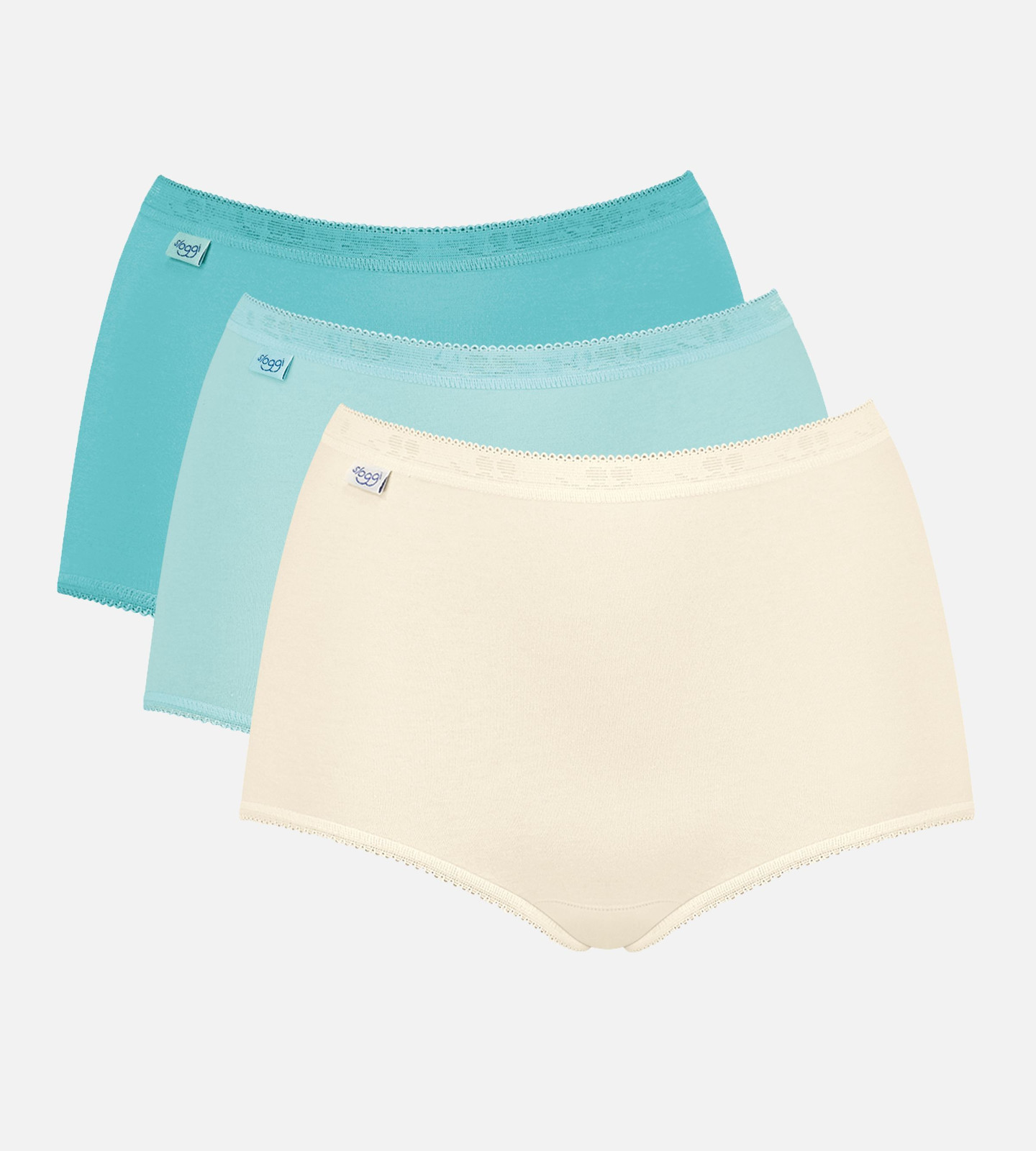 Sloggi Basic Maxi Brief 3 Pack 10105593 Everyday Lingerie Womens Knicker RRP £35