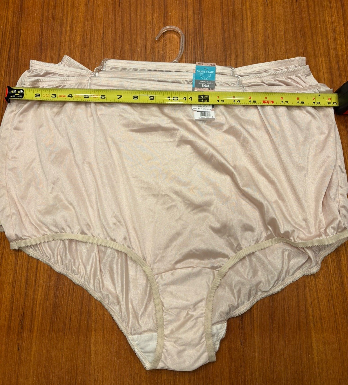 Vanity Fair Perfectly Yours Ravissant Lace Brief Panties 3 Pack 15712 Sz 12 5XL