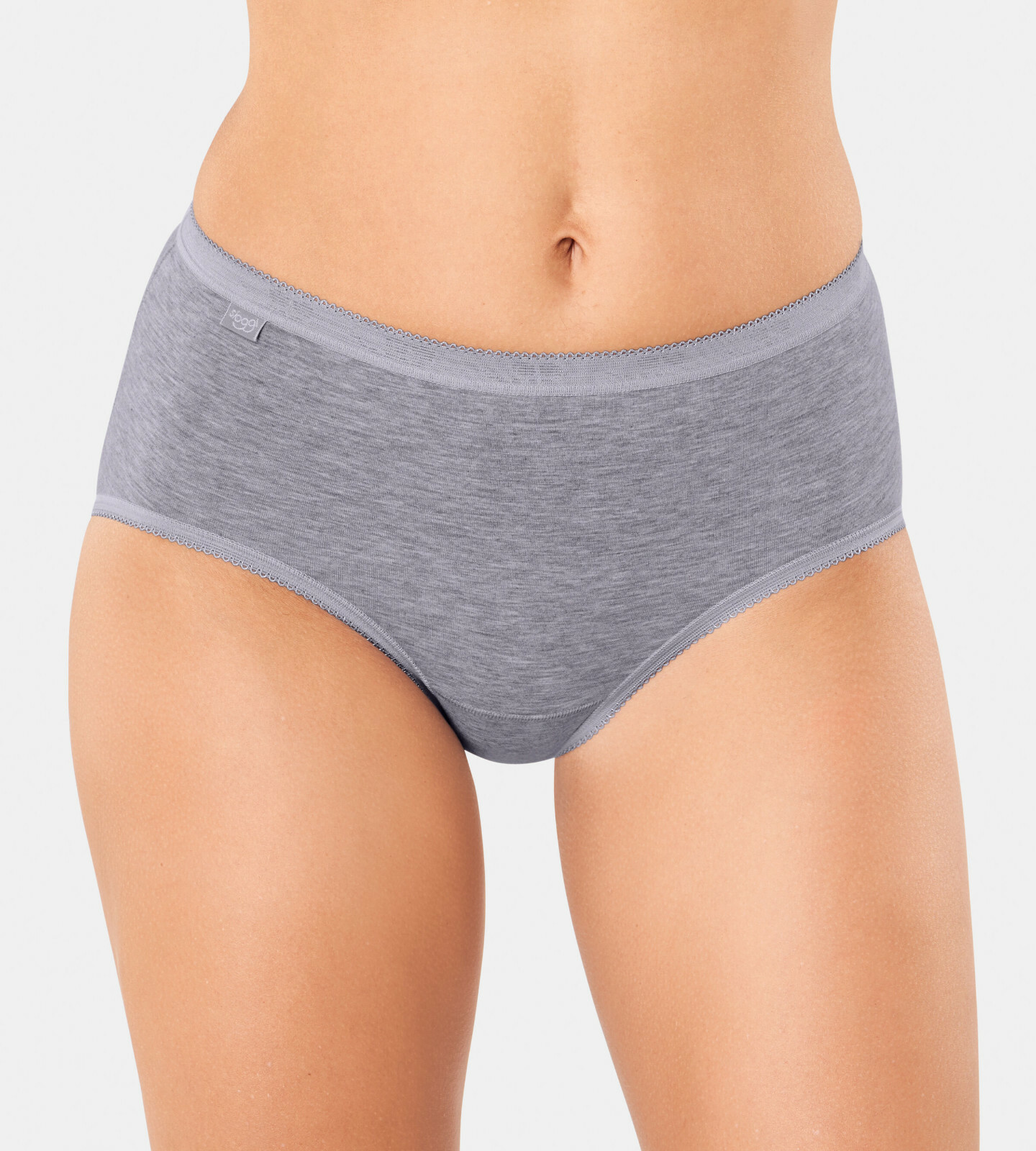 Sloggi Basic Midi Brief Knickers (3 + 1 Free) 4 Pack 95% Cotton 10068837