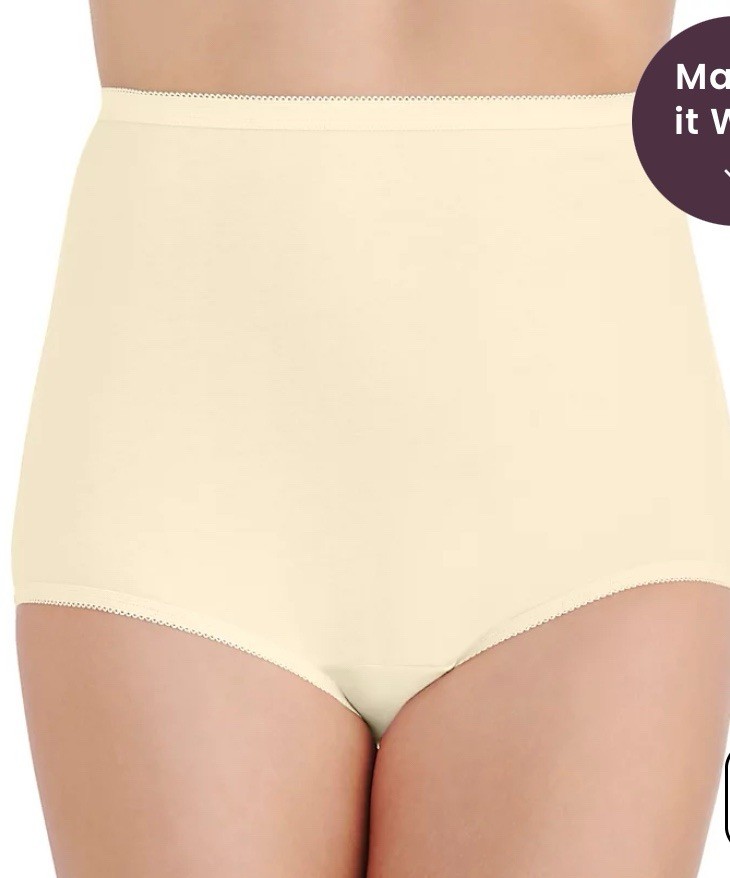 Vanity Fair Womens Perfectly Yours Tailored Cotton Brief Panty