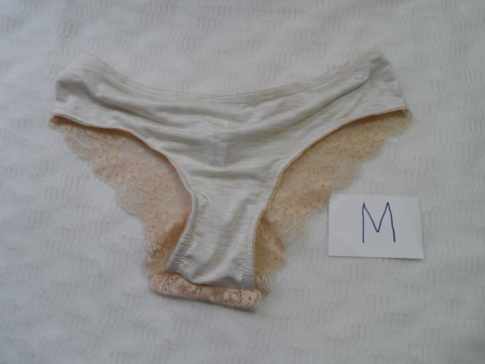 C & California Lace Back Panty ROSE STRATA M-$30 NWOT