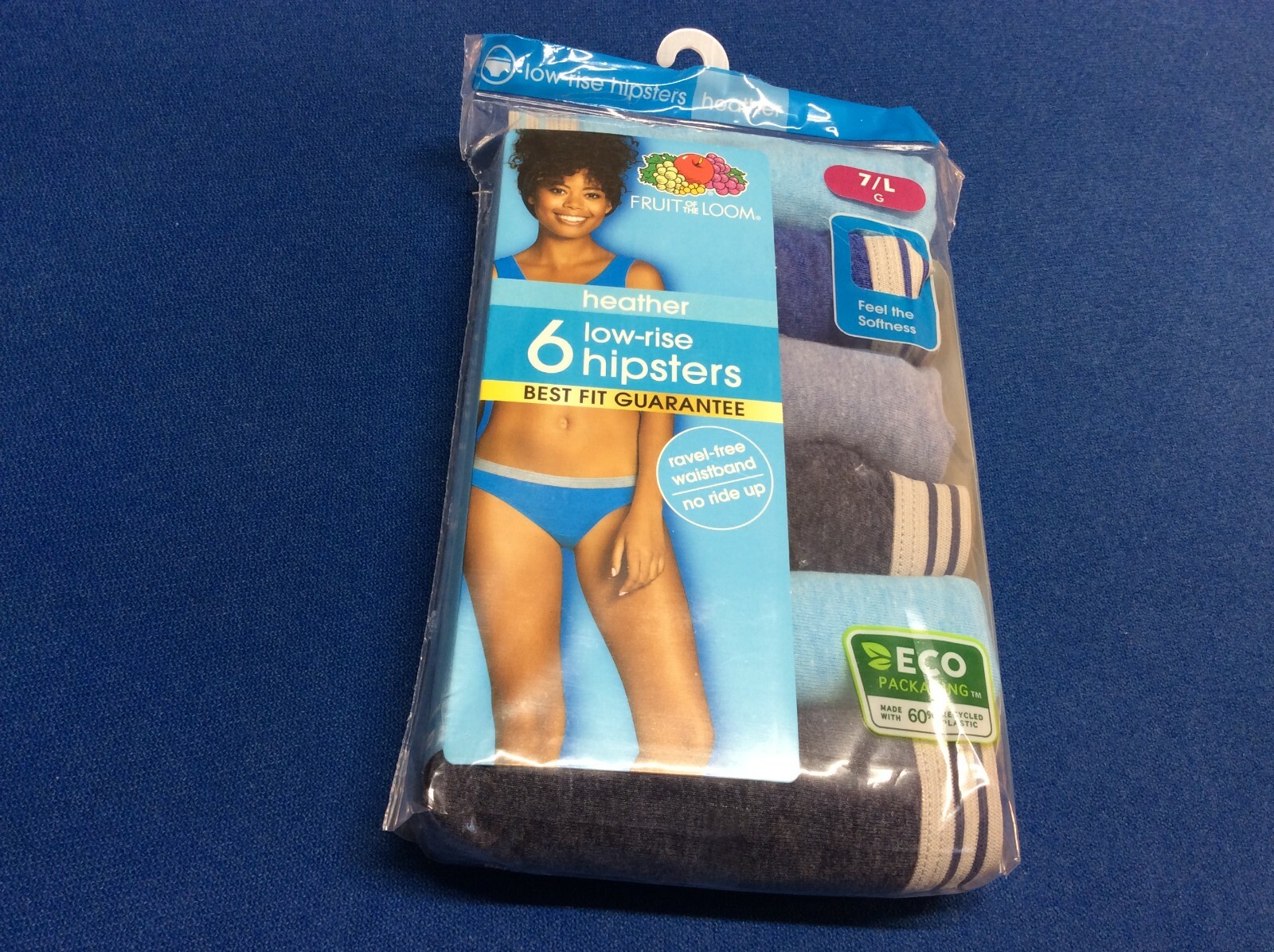 Women’s underwear: Fruit of the Loom low rise hipsters, in various colors, 6 pk