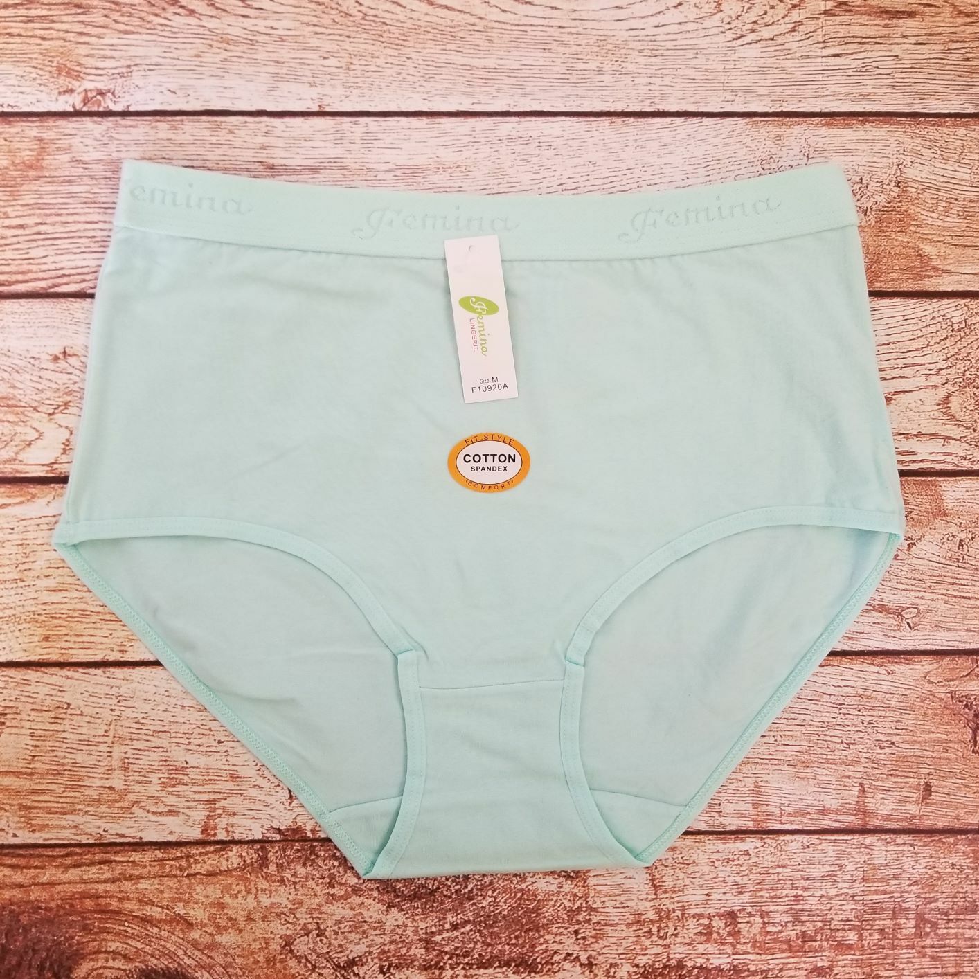 Women Soft Elastic Band Cotton High Waist Classic Brief Panties Underwear S-4XL