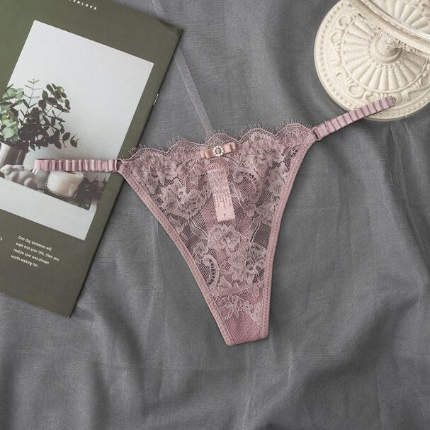 5 Pack Lot Women’s Sexy Lace Panties Thongs G-String Briefs Underwear Lingeries