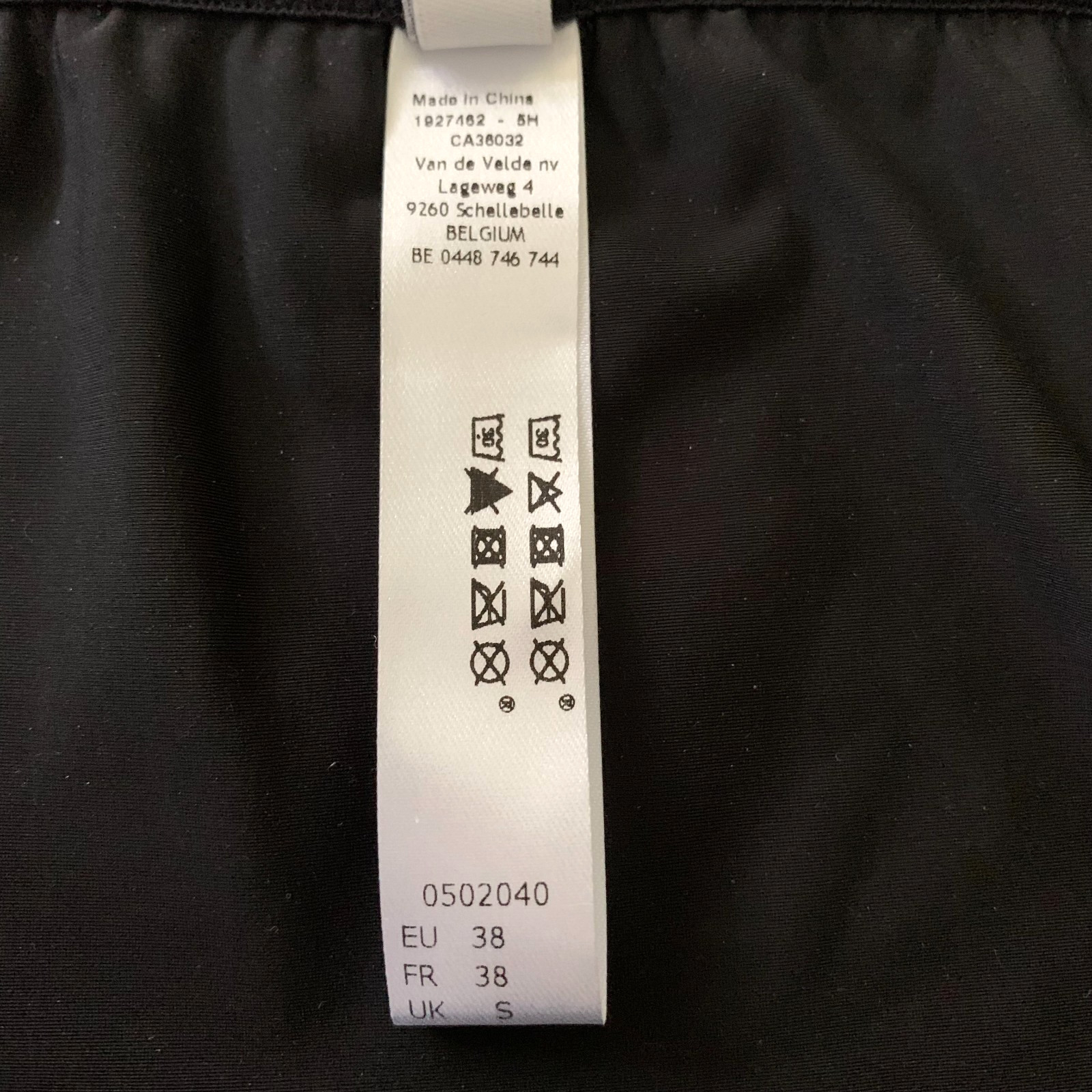 NWT Marie Jo Angelina Lace Bikini Panty Sm Graphite Charcoal Black