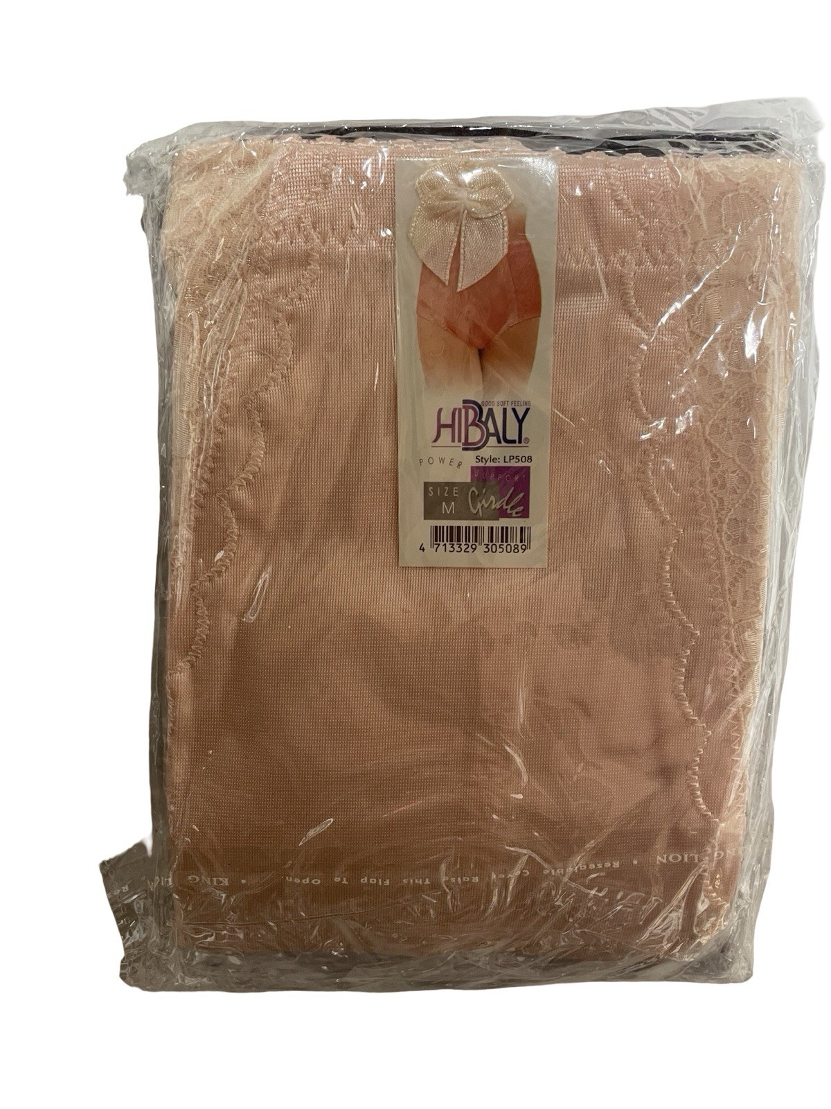 Hibaly Girdle Support Briefs Size Medium 3 Pack Underwear 1980s Lace Panel New