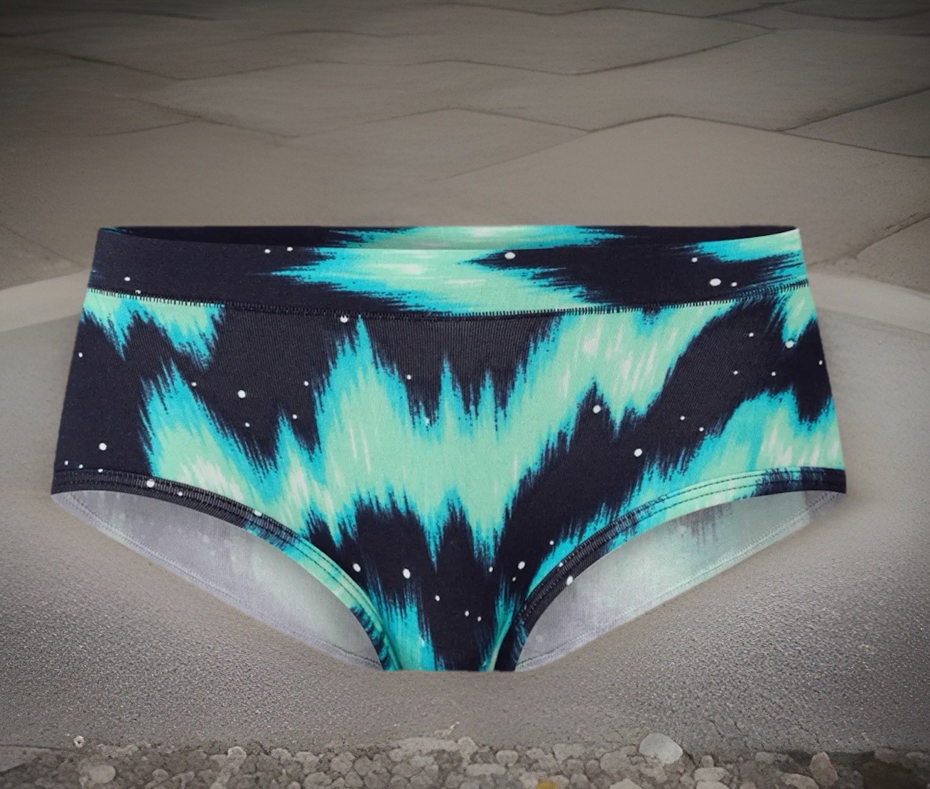 MeUndies Women’s UltraModal™ FeelFree Hipster In Northern Lights Size M New