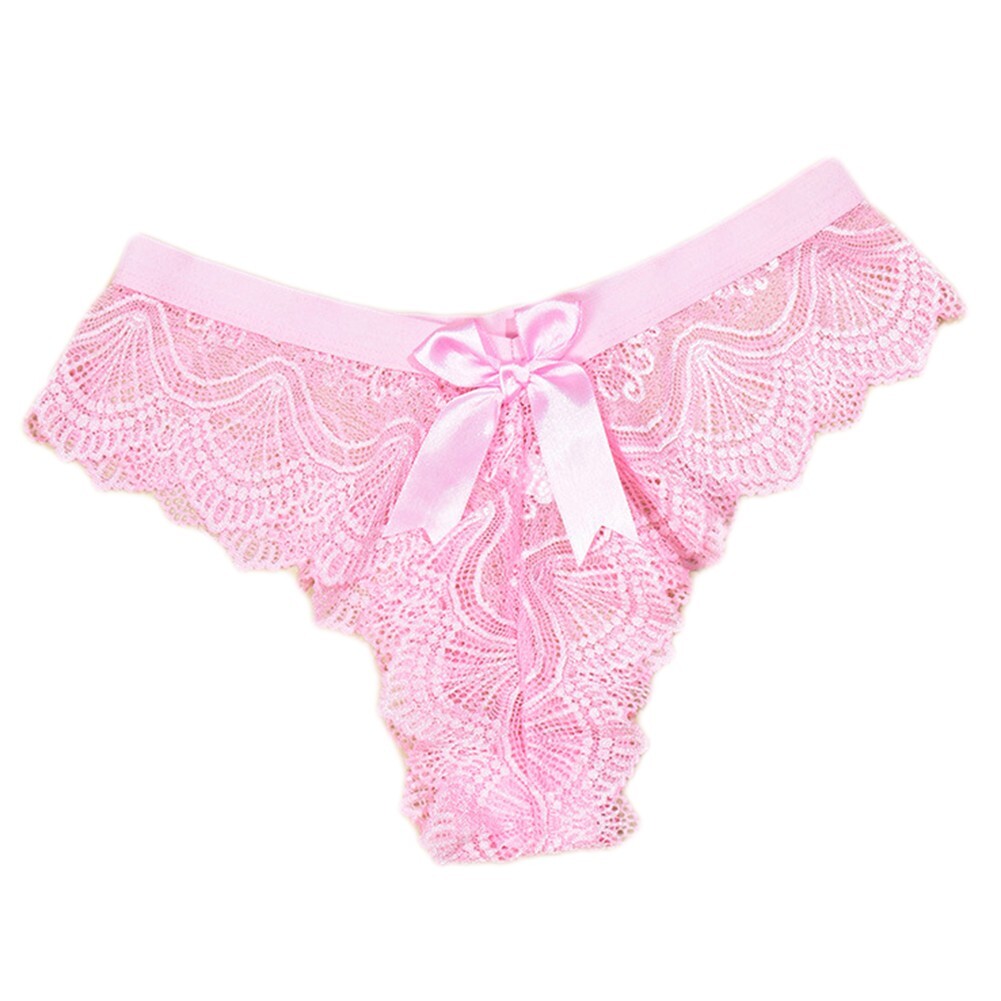 Womens Thong Lace Panties with Thin Straps Low Waist Briefs for All Seasons