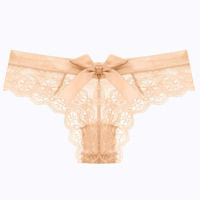 7pcs Lot Sexy Womens Lace Panties Thong G string Bikini Lingerie Bow Underwear