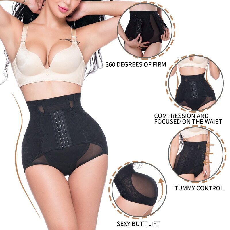 Fajas Colombianas Reductoras Post Surgery Body Shaper Panties Slimming Underwear