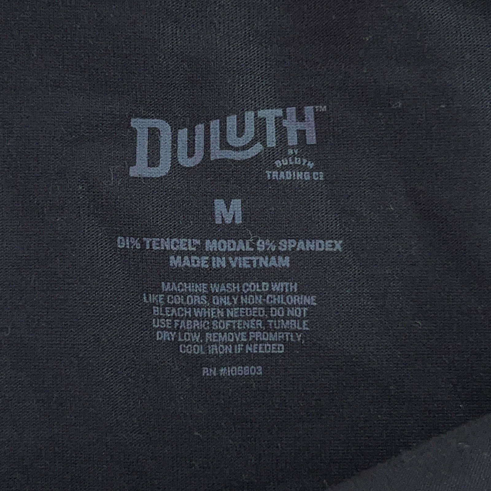 Duluth Womens Medium Black Tencel Modal Spandex High Rise Brief Panty New