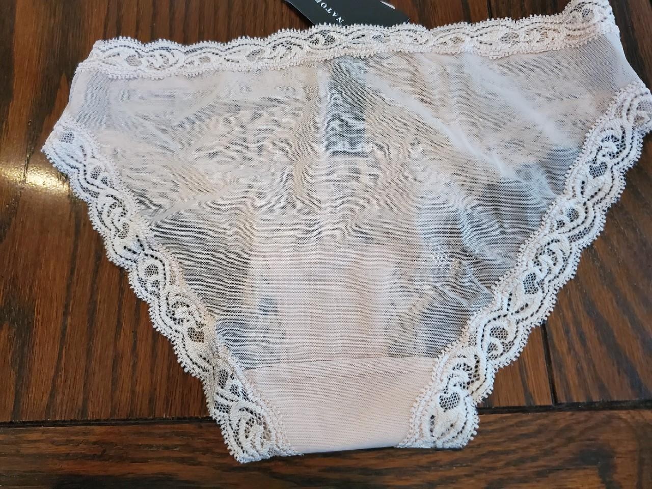 NWT NATORI FEATHERS HIPSTER PANTIES 753023 255 CAMEO ROSE XL