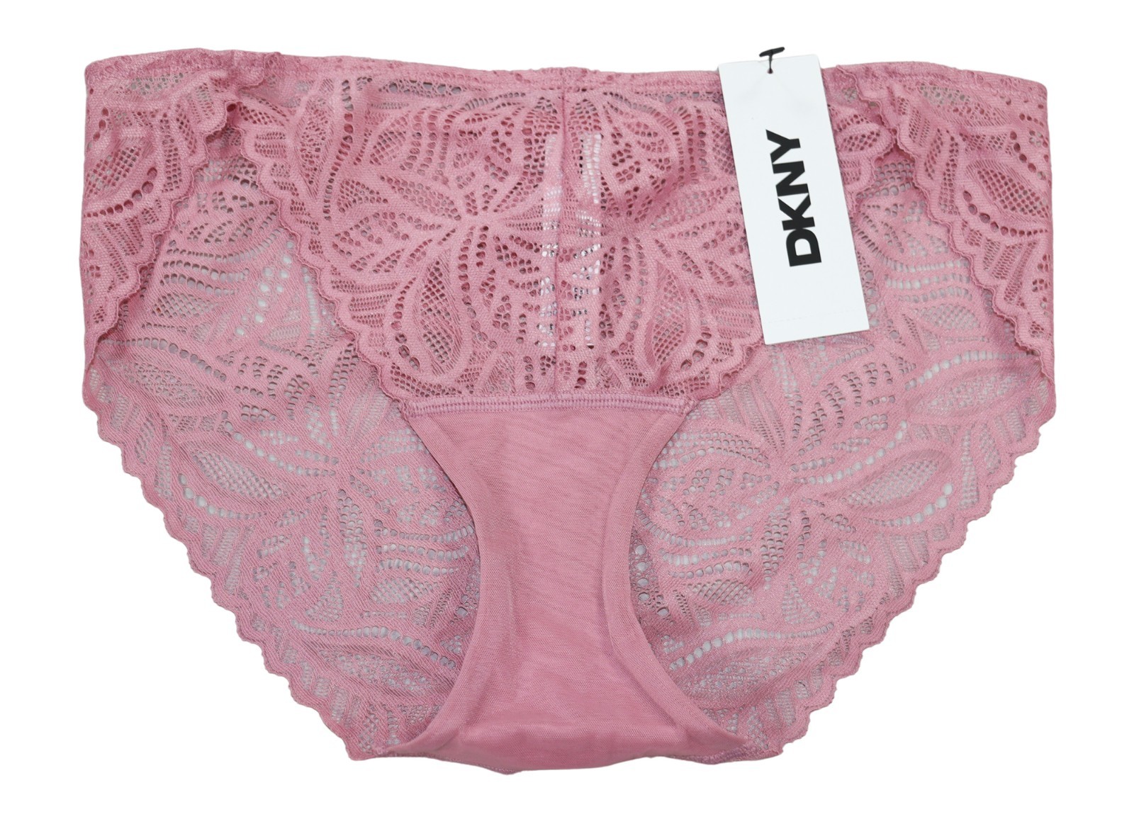 DKNY Deco Lace Bikini Hi-Leg Panty Women’s Underwear S NWT Shell