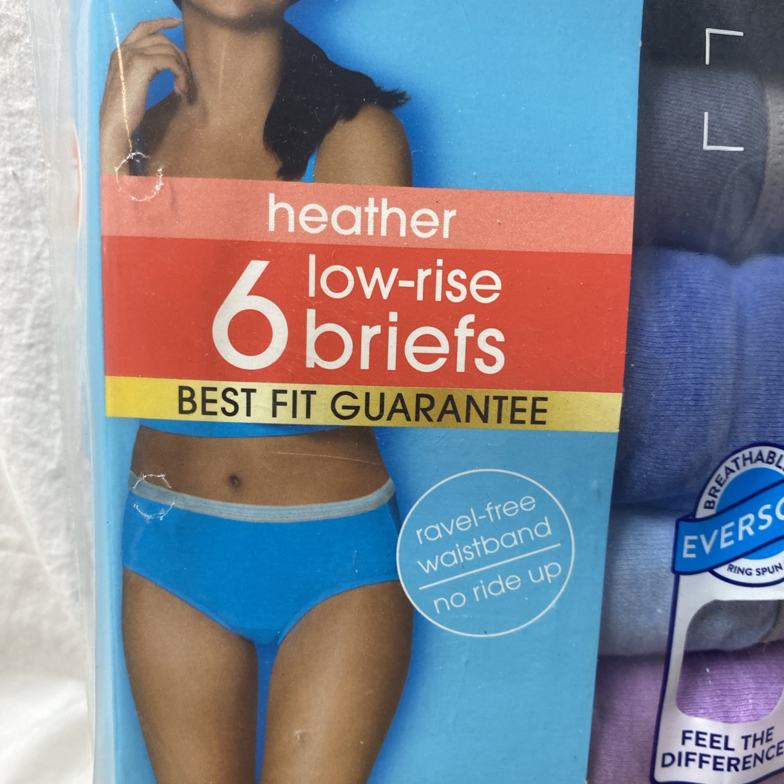 6-Pack FRUIT OF THE LOOM Women’s Size 9/2XL Low-Rise Briefs Underwear • Assorted