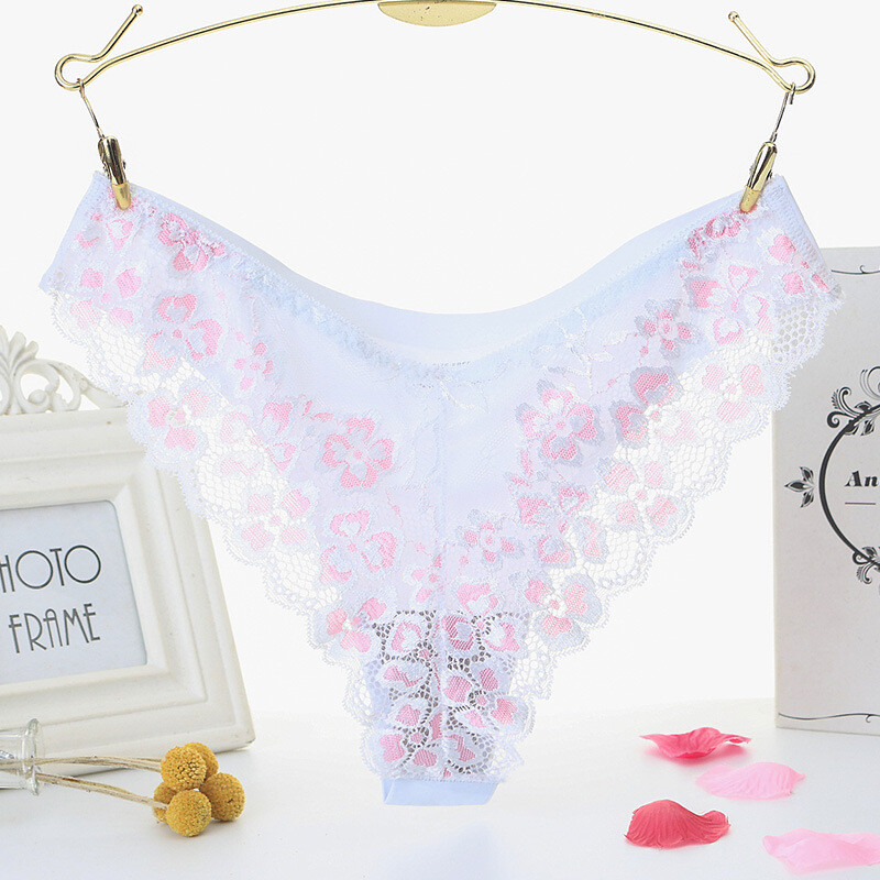 Women Floral Lace Panties Underpant Sexy Briefs Underwear Lingerie Low Rise