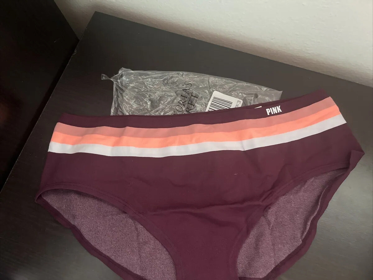 Victoria’s Secret pink burgundy purple seamless rare Bikini panties hipster NWT