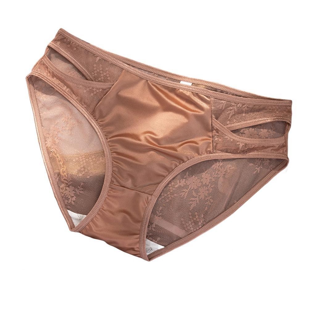 Stylish Women’s Plus Size Triangle Pants in Lace Satin for Everyday Wear