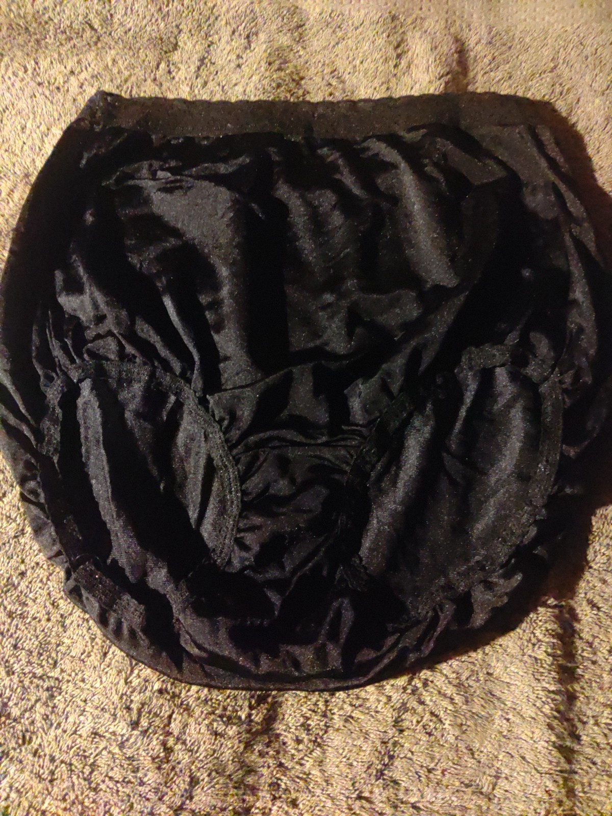 Hanes Size 7 Panties w/Lace 1990’s 100% nylon Silky Soft – Black